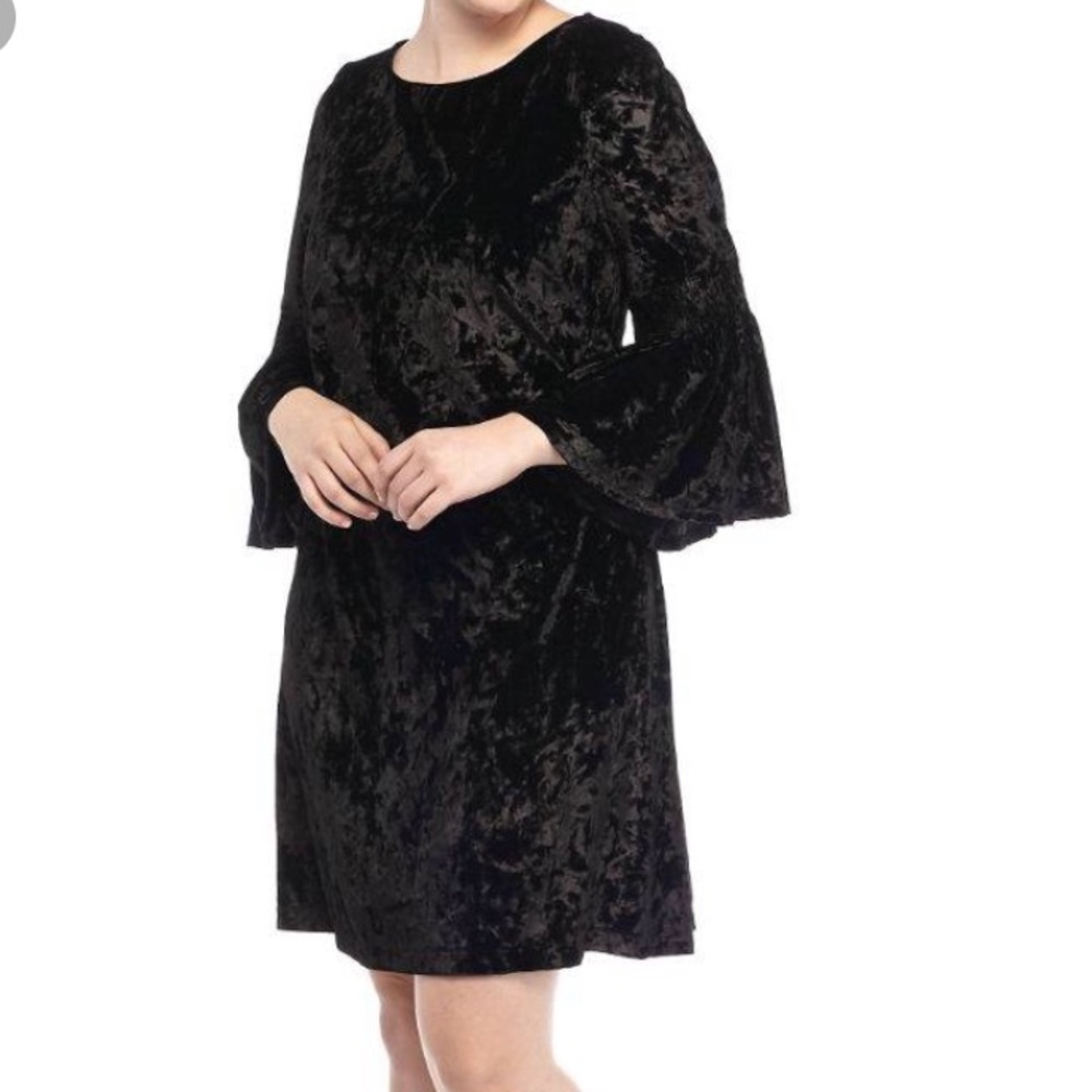 Gabby skye crushed velvet swing dress size 24